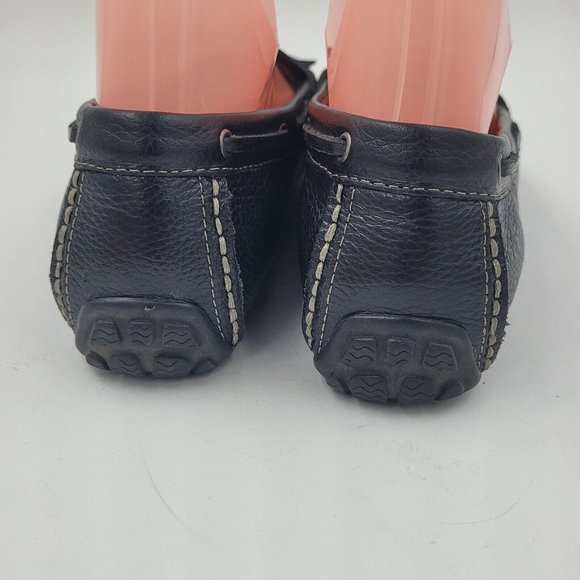 ABEO BioSystem Marilee Slip-on Driving Loafers Black Leather Comfort Shoe 8.5N - Picture 5 of 10